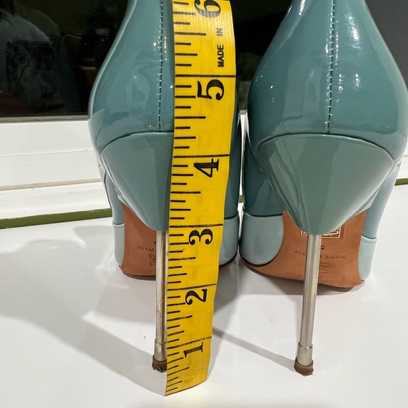 Kurt Geiger London Bond Blue Leather Courts Heels  37 - Picture 15 of 16